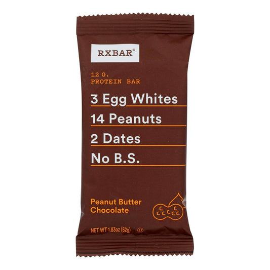 Buy Rxbar - Protein Bar - Chocolate Peanut Butter - Case Of 12 - 1.83 Oz.  at OnlyNaturals.us