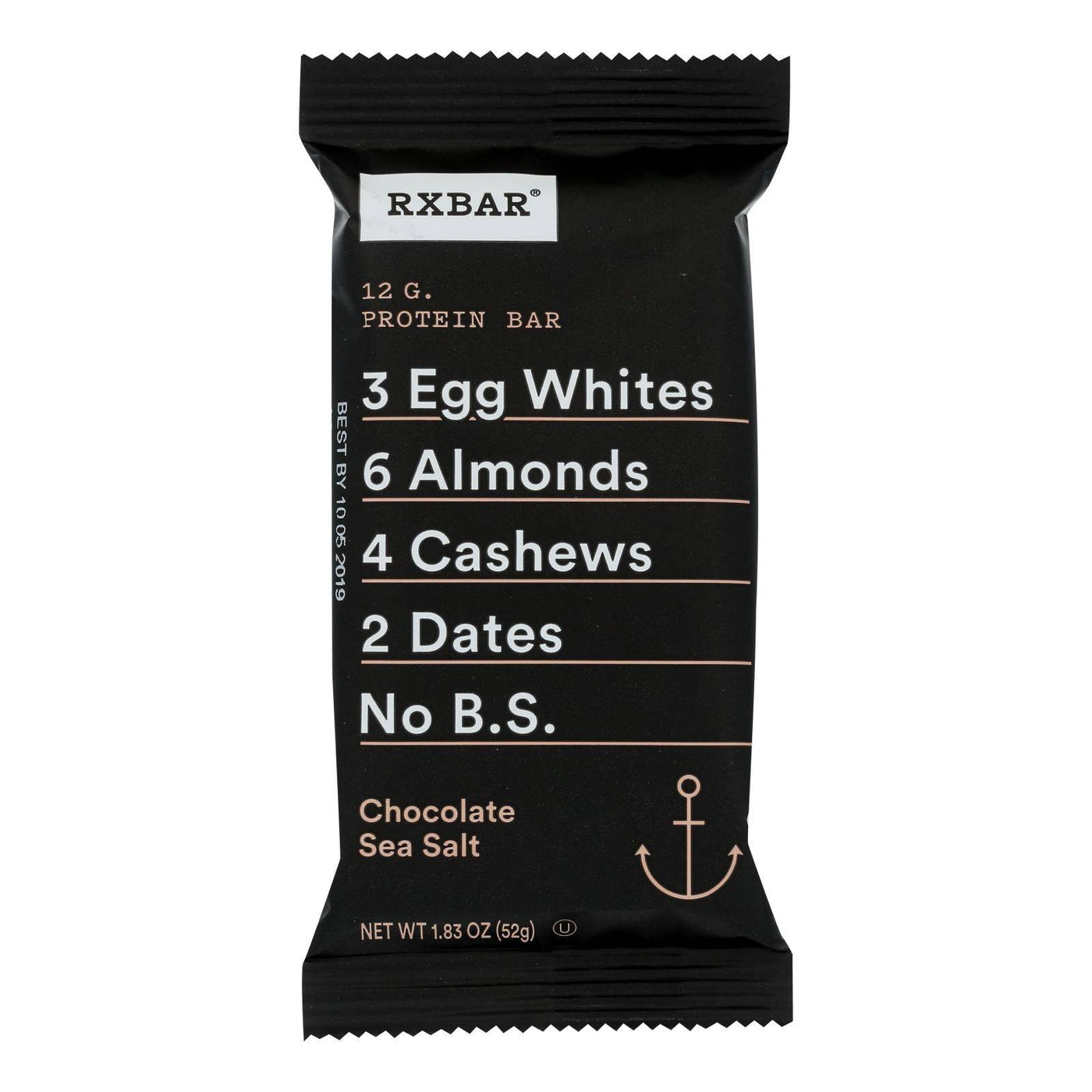 Rxbar - Protein Bar - Chocolate Sea Salt - Case Of 12 - 1.83 Oz. | OnlyNaturals.us