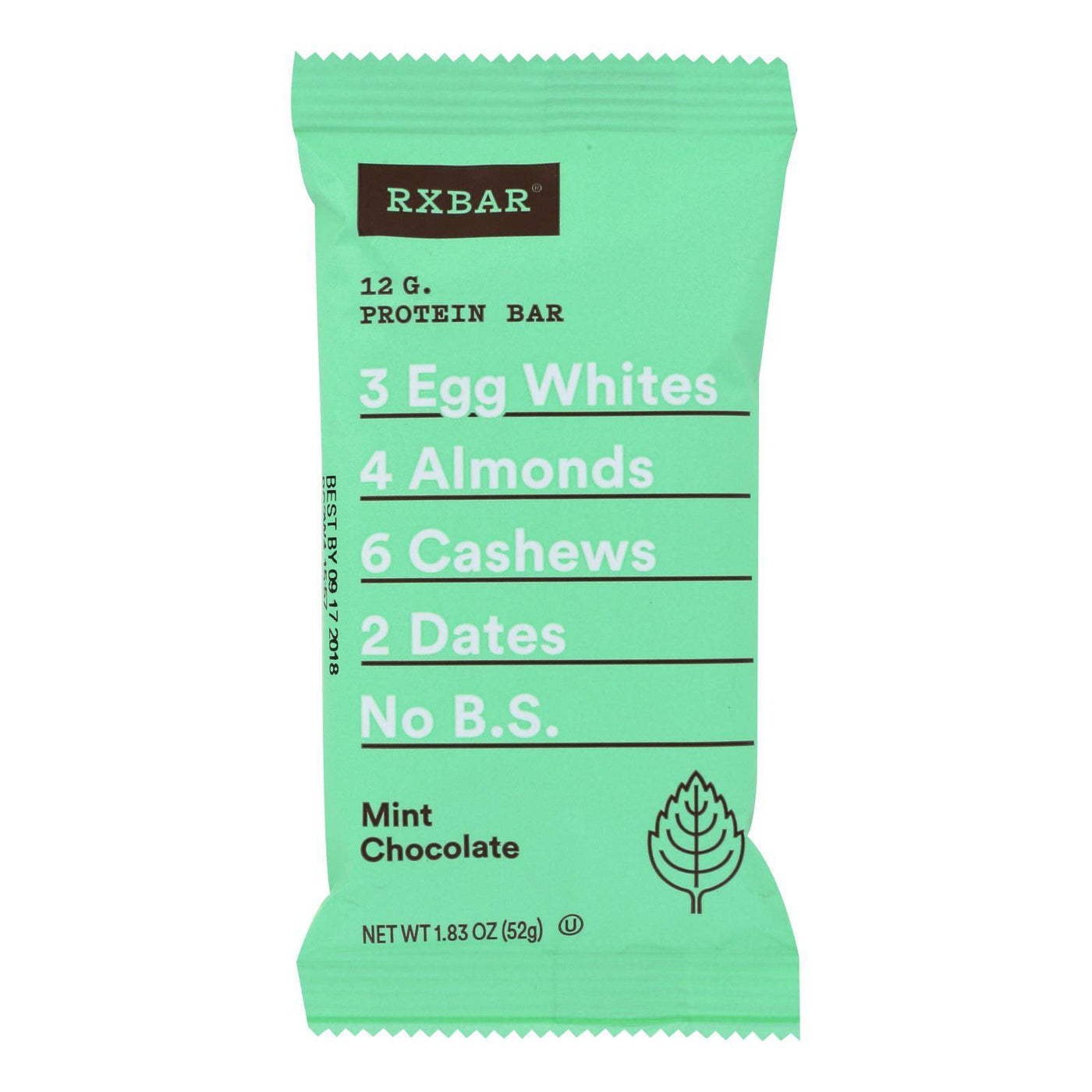 Buy Rxbar - Protein Bar - Mint Chocolate - Case Of 12 - 1.83 Oz.  at OnlyNaturals.us
