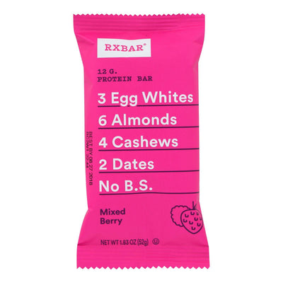 Rxbar - Protein Bar - Mixed Berry - Case Of 12 - 1.83 Oz. | OnlyNaturals.us