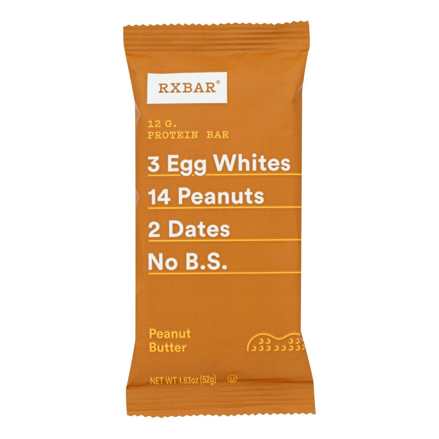 Rxbar - Protein Bar - Peanut Butter - Case Of 12 - 1.83 Oz. | OnlyNaturals.us