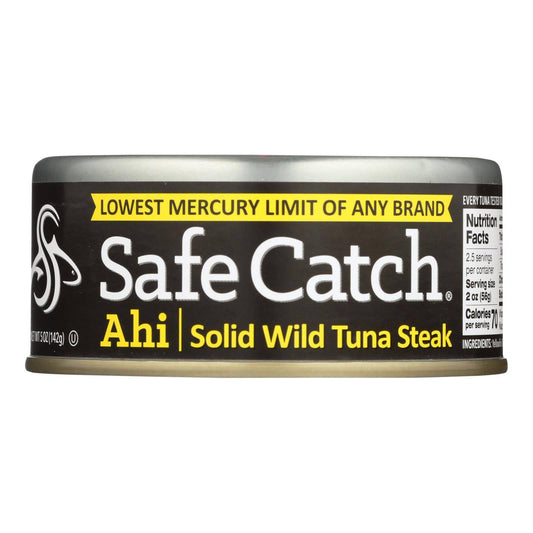 Safe Catch - Tuna Ahi-wild Yellowfin - Case Of 6 - 5 Oz | OnlyNaturals.us