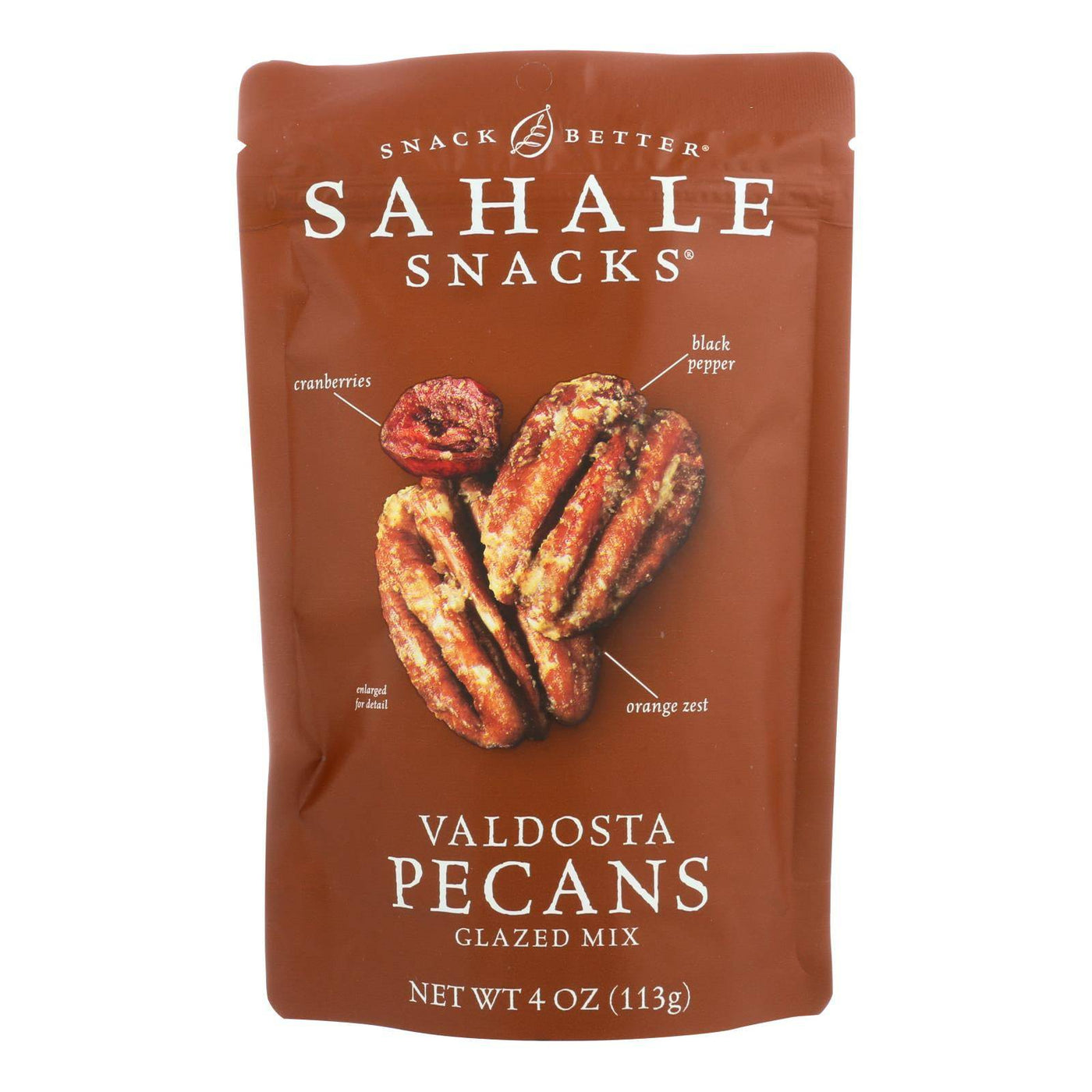 Sahale Snacks Valdosta Pecans Glazed - Mix - Case Of 6 - 4 Oz. | OnlyNaturals.us