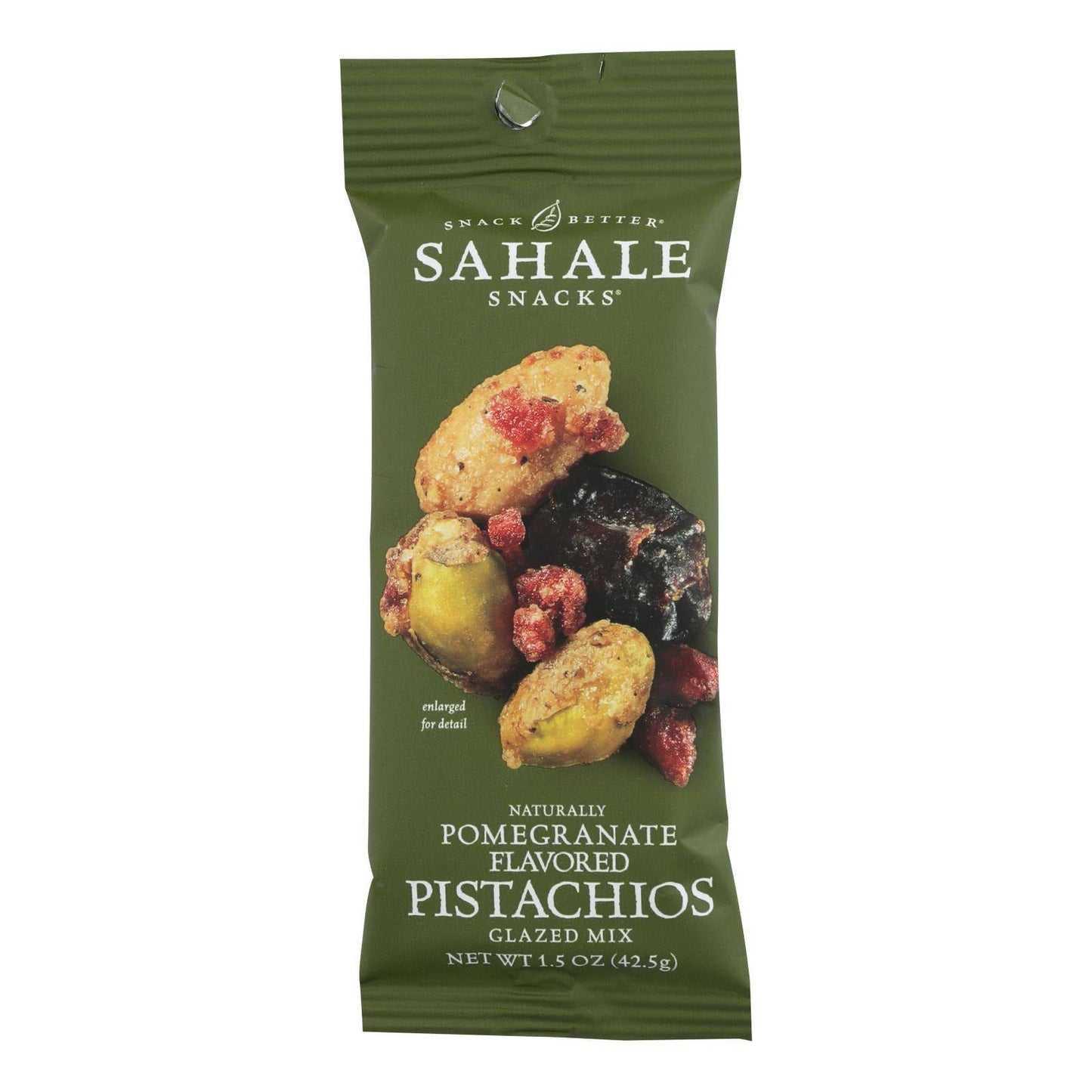 Sahale Glazed Mix With Pomegranate Flavored Pistachios  - Case Of 9 - 1.5 Oz | OnlyNaturals.us