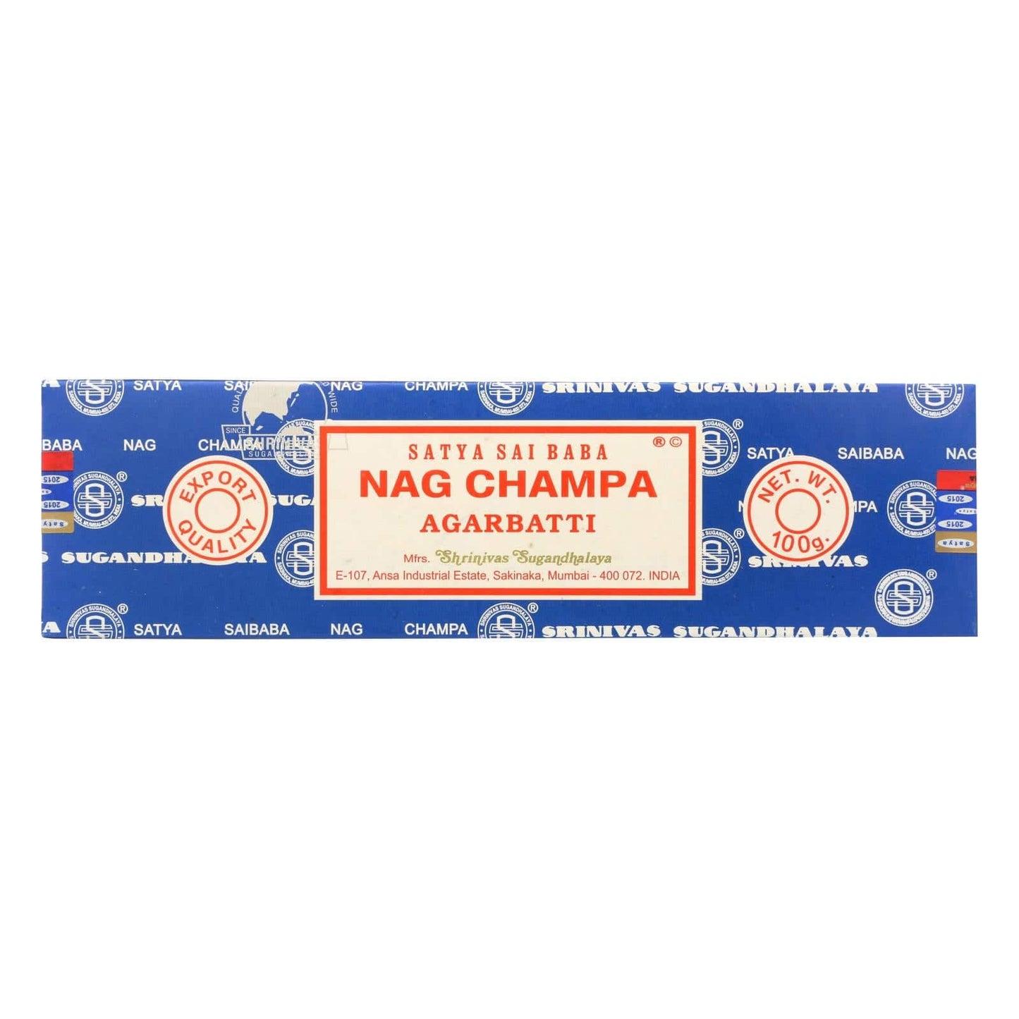 Buy Sai Baba Nag Champa Agarbatti Incense - 100 G  at OnlyNaturals.us