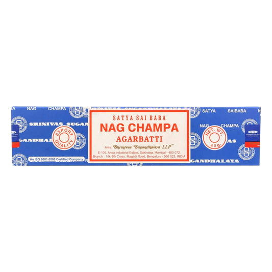 Buy Sai Baba Nag Champa Agarbatti Incense - 40 G - Case Of 12  at OnlyNaturals.us