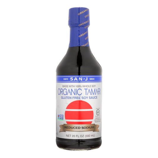 San - J Tamari Soy Sauce - Case Of 6 - 20 Fl Oz. | OnlyNaturals.us