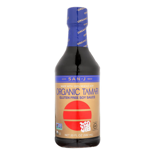 San - J Tamari Soy Sauce - Organic - Case Of 6 - 20 Fl Oz. | OnlyNaturals.us