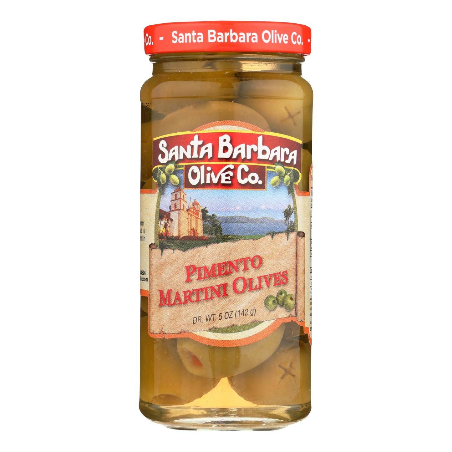 Buy Santa Barbara Olives - Martini Style - Case Of 6 - 5 Oz.  at OnlyNaturals.us