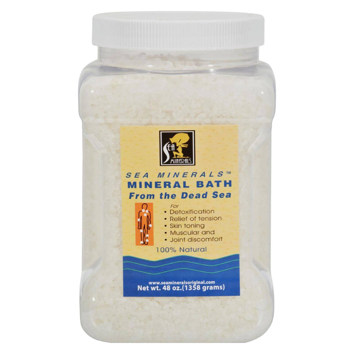 Sea Minerals Mineral Bath From The Dead Sea - 48 Oz | OnlyNaturals.us