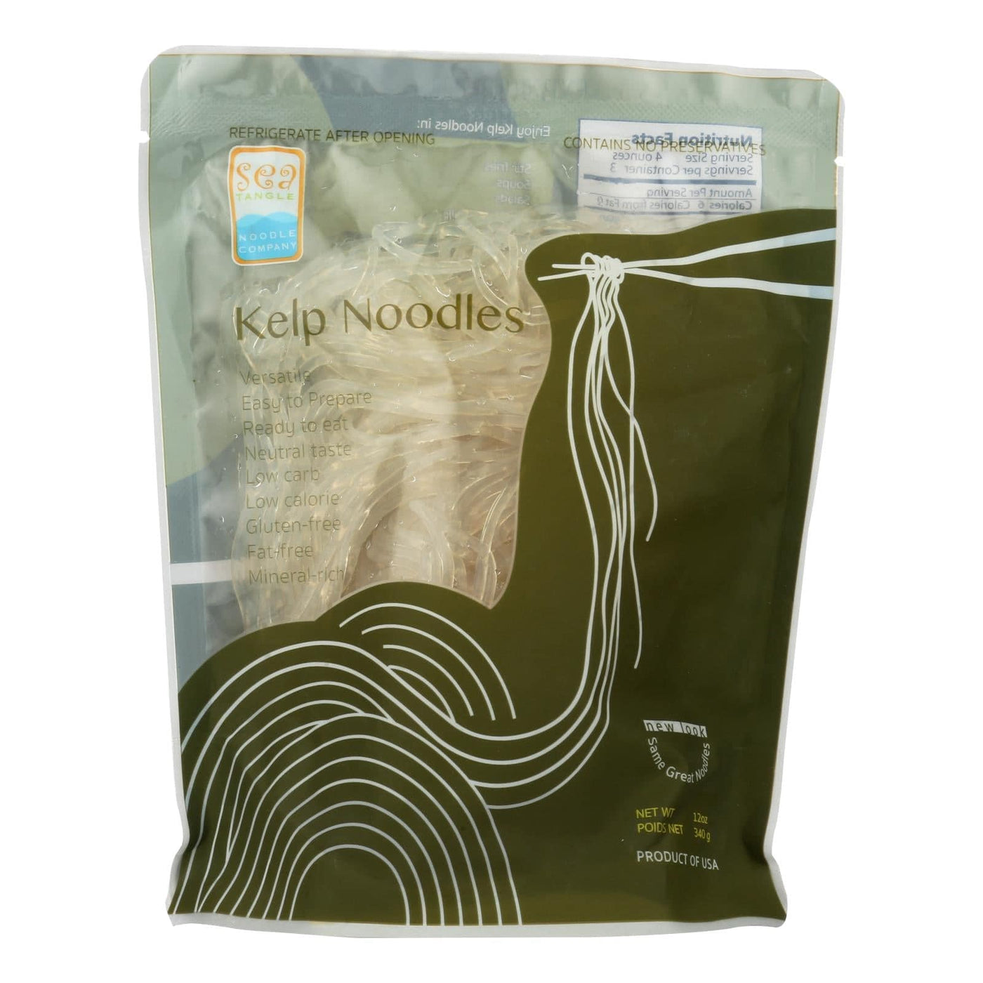 Buy Sea Tangle Noodle Company Kelp Noodles  - Case Of 12 - 12 Oz  at OnlyNaturals.us
