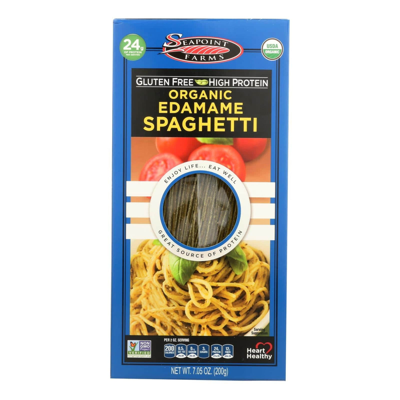 Seapoint Farms Edamame Spaghetti - Case Of 12 - 7.5 Oz. | OnlyNaturals.us