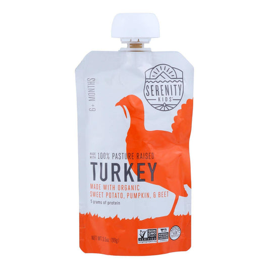 Serenity Kids Llc - Poch Turkey S Pot Pu Bt - Case Of 6-3.5 Oz | OnlyNaturals.us