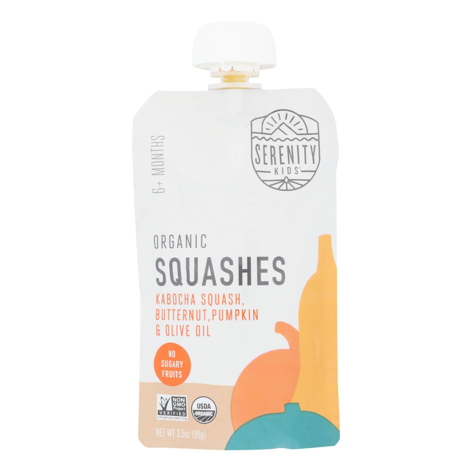 Serenity Kids Llc - Pouch Squashes - Case Of 6 - 3.5 Oz | OnlyNaturals.us