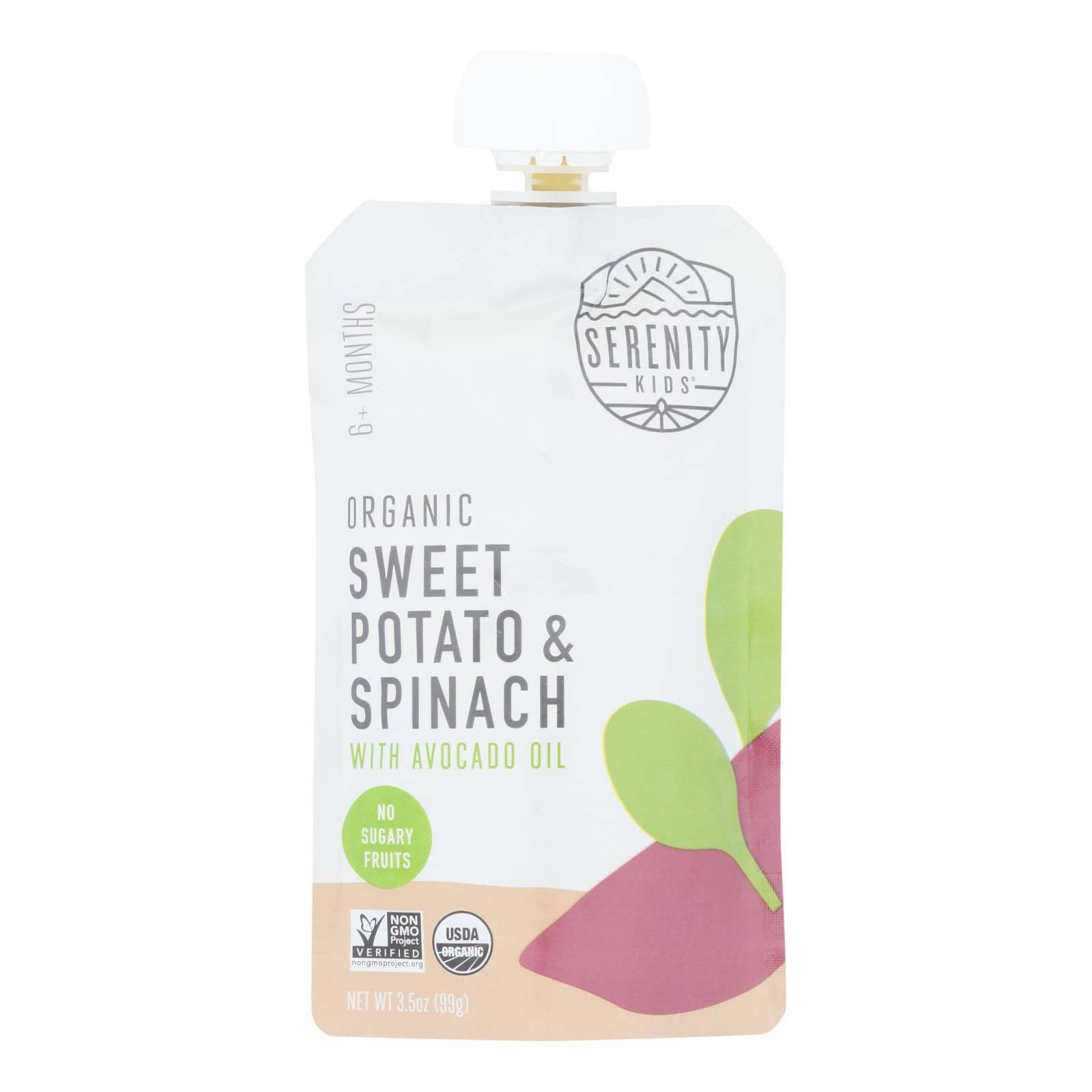 Serenity Kids Llc - Pouch Sweet Pot Spinach - Case Of 6 - 3.5 Oz | OnlyNaturals.us