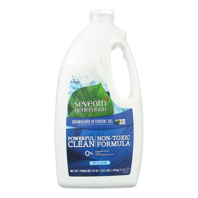 Buy Seventh Generation Auto Dishwasher Gel - Free And Clear - Case Of 6 - 42 Fl Oz.  at OnlyNaturals.us