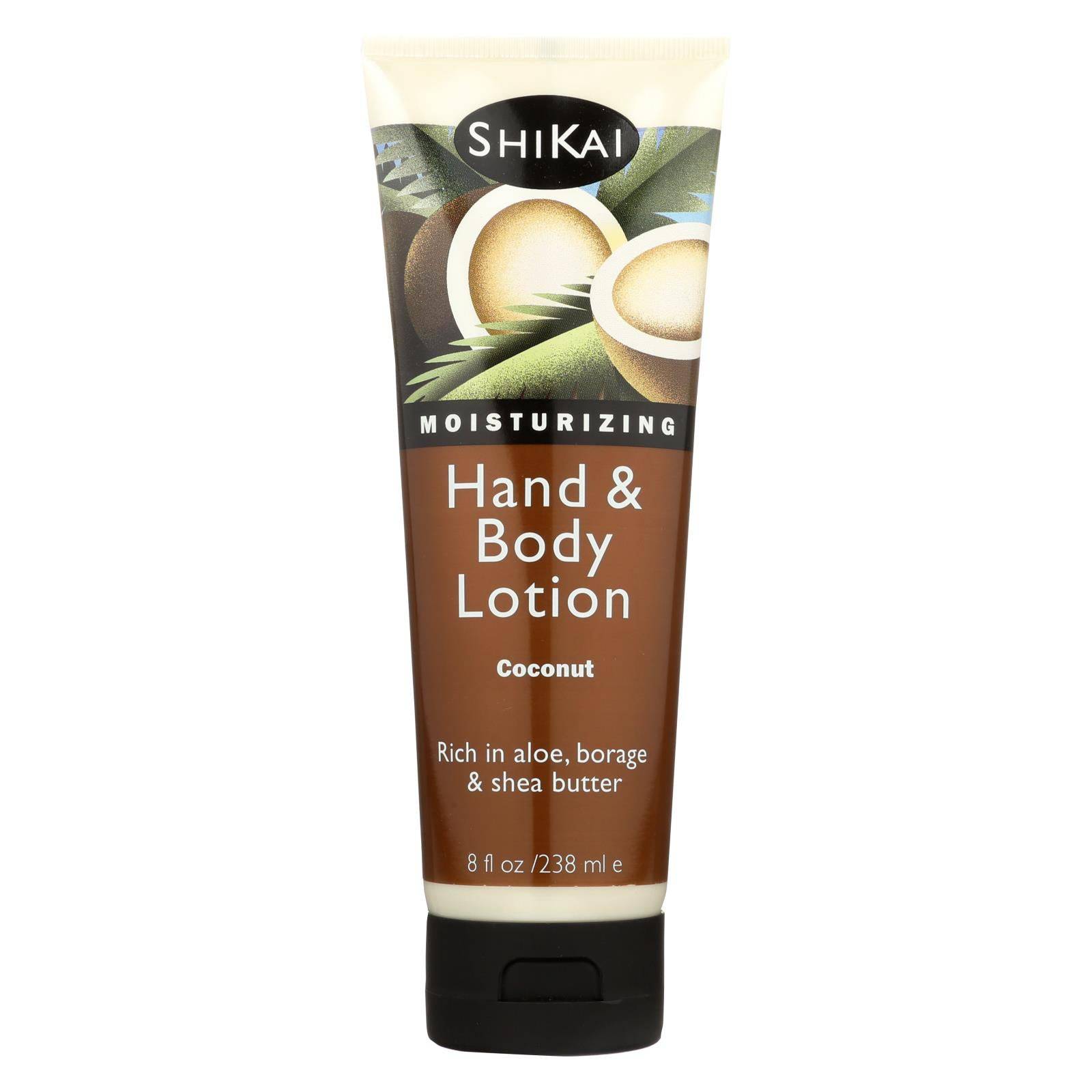 Buy Shikai All Natural Hand And Body Lotion Coconut - 8 Fl Oz  at OnlyNaturals.us