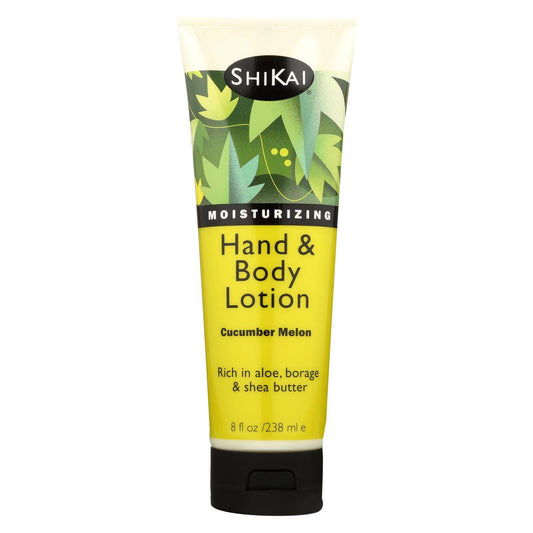 Buy Shikai All Natural Hand And Body Lotion Cucumber Melon - 8 Fl Oz  at OnlyNaturals.us