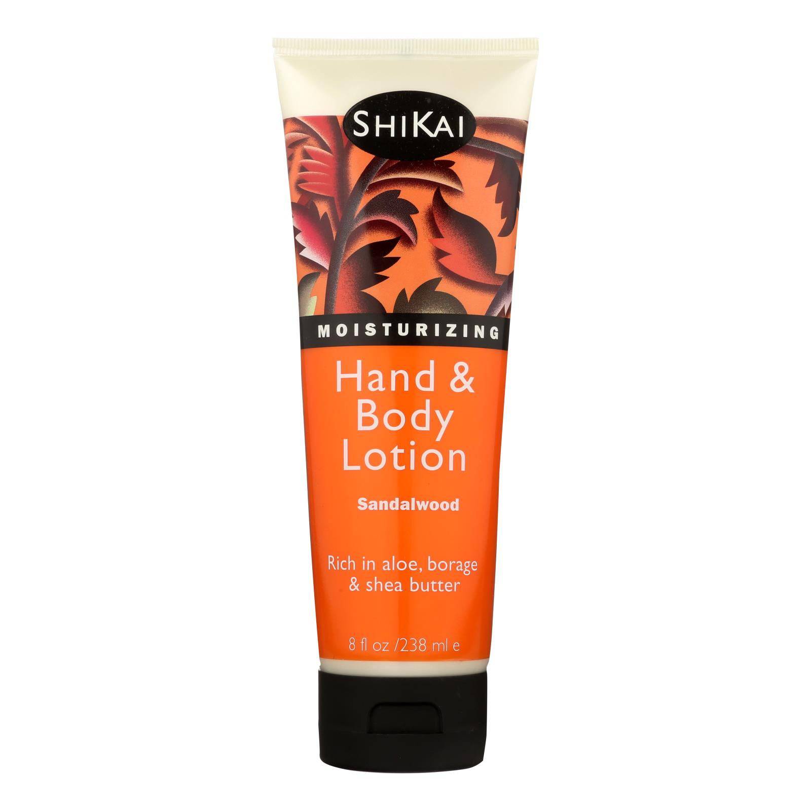 Buy Shikai All Natural Hand And Body Lotion Sandlewood - 8 Fl Oz  at OnlyNaturals.us