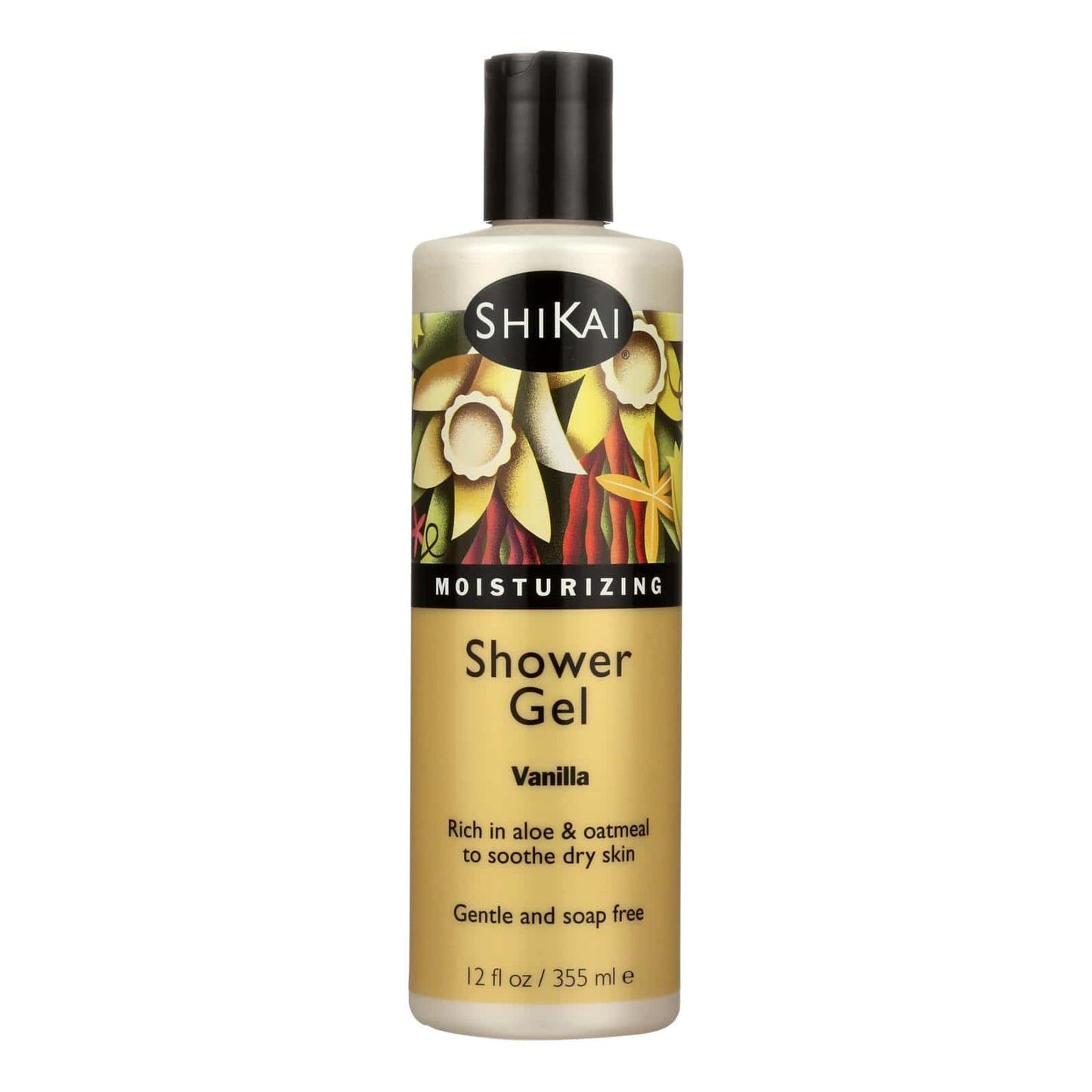 Shikai Products Shower Gel - Vanilla - 12 Oz | OnlyNaturals.us