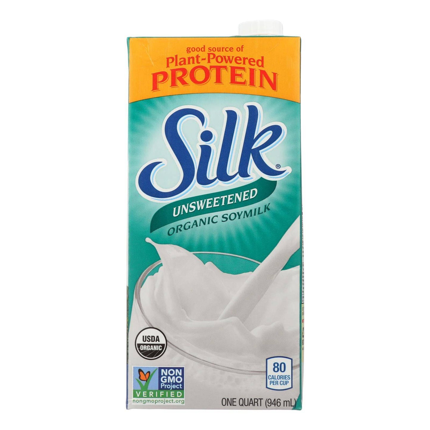 Buy Silk Organic Soymilk - Unsweetened - Case Of 6 - 32 Fl Oz.  at OnlyNaturals.us