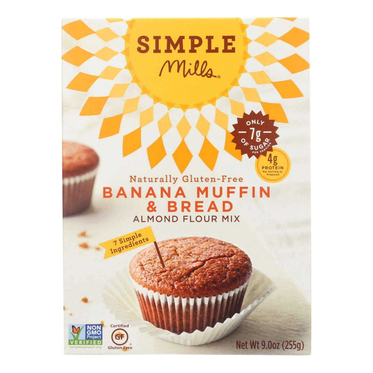 Buy Simple Mills Almond Flour Banana Muffin And Bread Mix - Case Of 6 - 9 Oz.  at OnlyNaturals.us