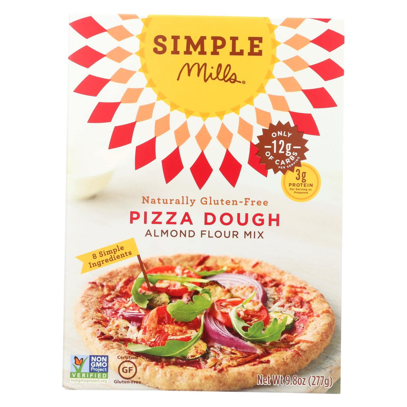 Simple Mills Almond Flour Pizza Dough Mix - Case Of 6 - 9.8 Oz. | OnlyNaturals.us