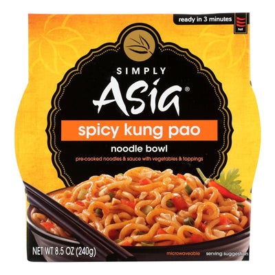 Simply Asia Noodle Bowl - Spicy Kung Pao - Case Of 6 - 8.5 Oz. | OnlyNaturals.us