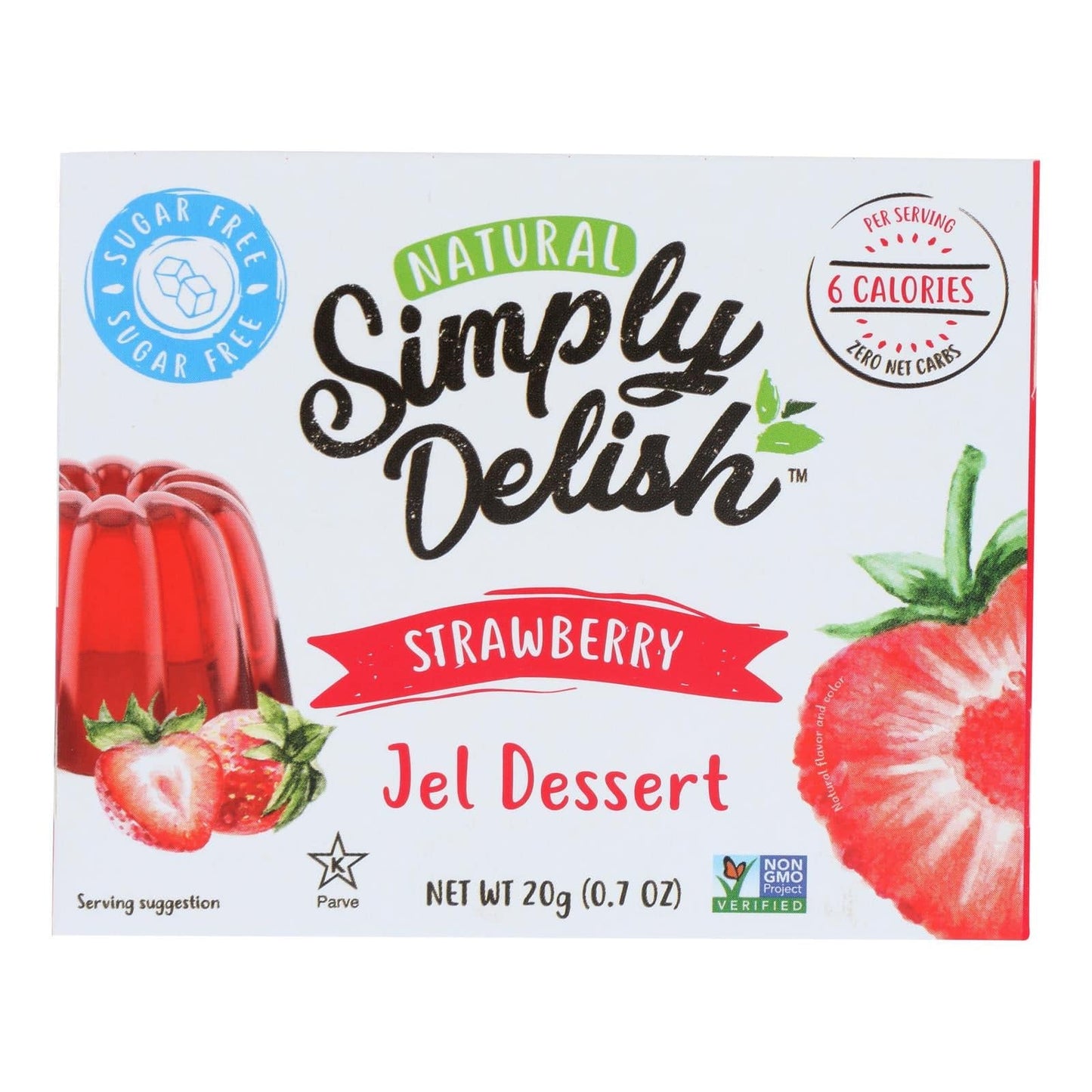 Buy Simply Delish Jel Dessert - Strawberry - Case Of 6 - 1.6 Oz.  at OnlyNaturals.us