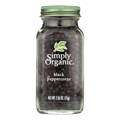 Simply Organic Black Peppercorns - Case Of 6 - 2.65 Oz. | OnlyNaturals.us