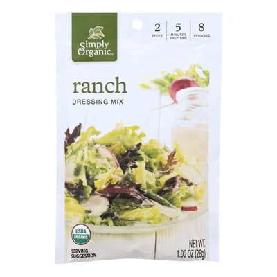 Buy Simply Organic Ranch Salad Dressing Mix - Case Of 12 - 1 Oz.  at OnlyNaturals.us