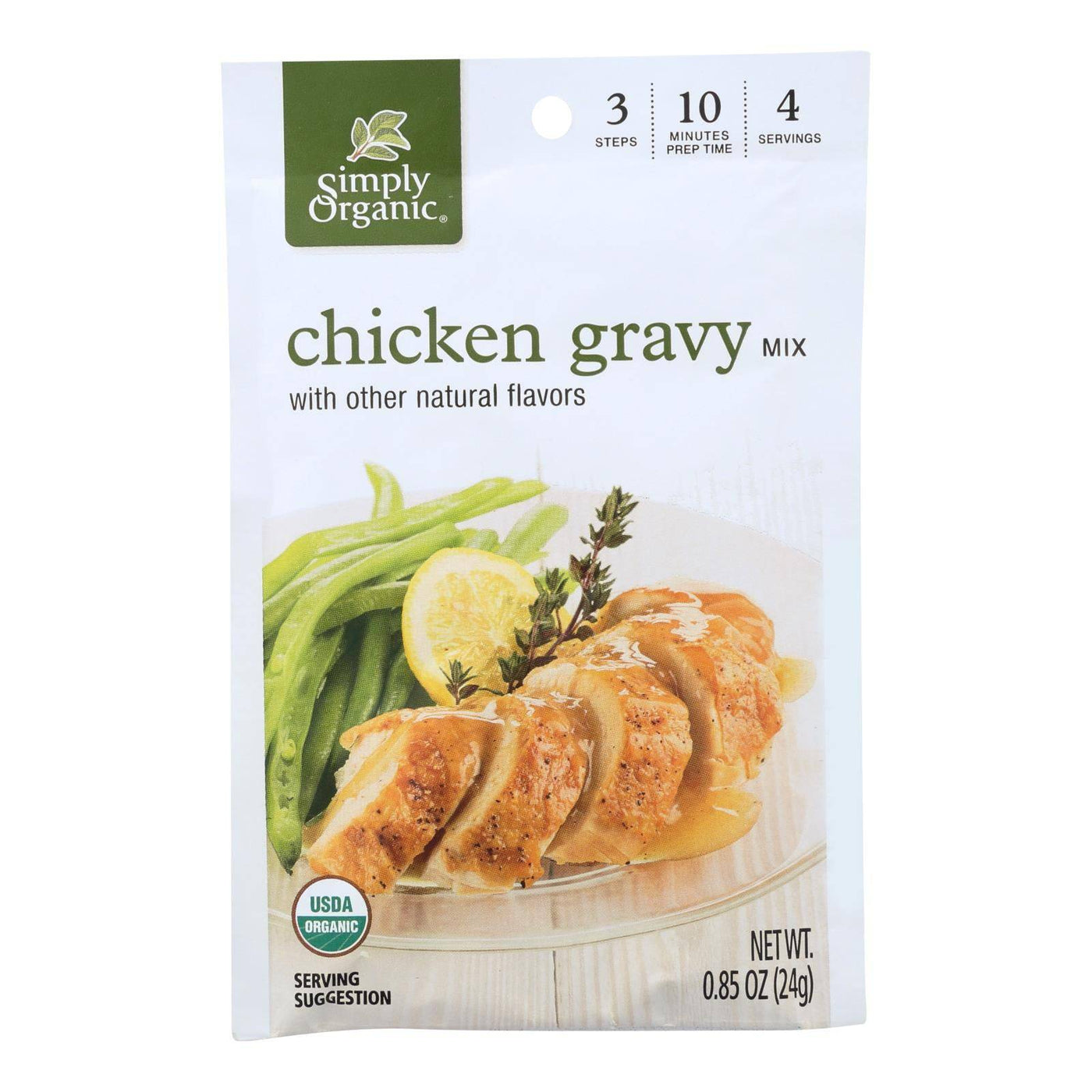 Buy Simply Organic Seasoning Mix - Roasted Chicken Gravy - Case Of 12 - 0.85 Oz.  at OnlyNaturals.us