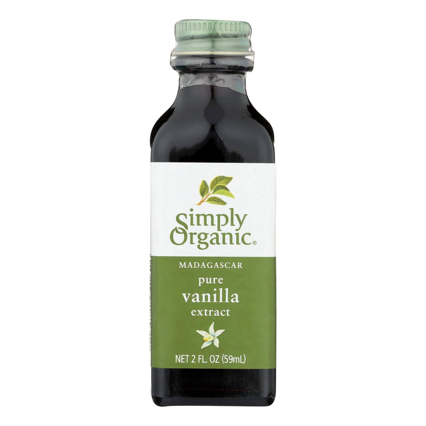 Simply Organic Vanilla Extract - Organic - 2 Oz | OnlyNaturals.us