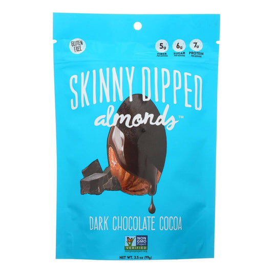 Buy Skinny Dipped Almonds - Dark Chocolate Cocoa - Case Of 10 - 3.5 Oz  at OnlyNaturals.us