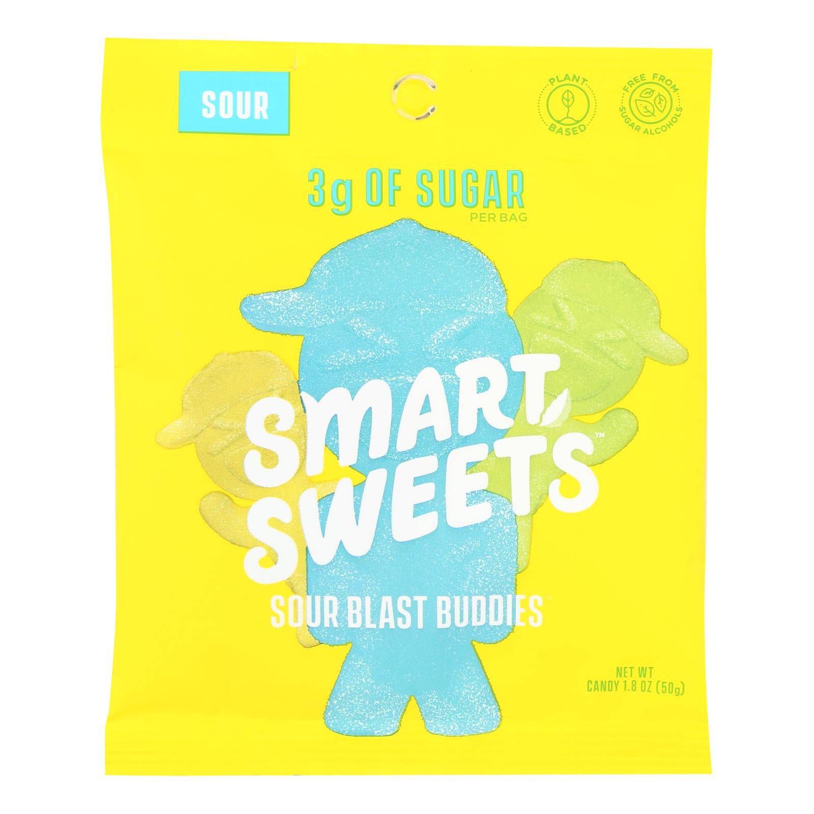 Smartsweets - Gummy Sour Blast Buddies - Case Of 12 - 1.8 Oz | OnlyNaturals.us