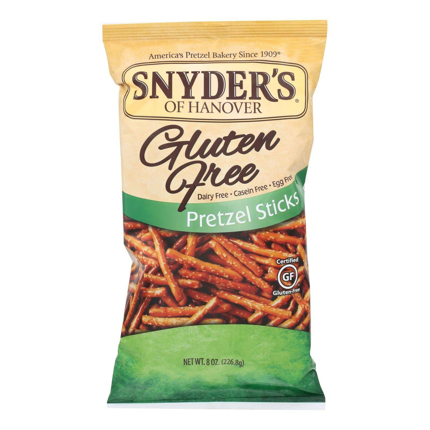 Snyder's Of Hanover Pretzel Sticks - Gluten Free - Case Of 12 - 8 Oz. | OnlyNaturals.us