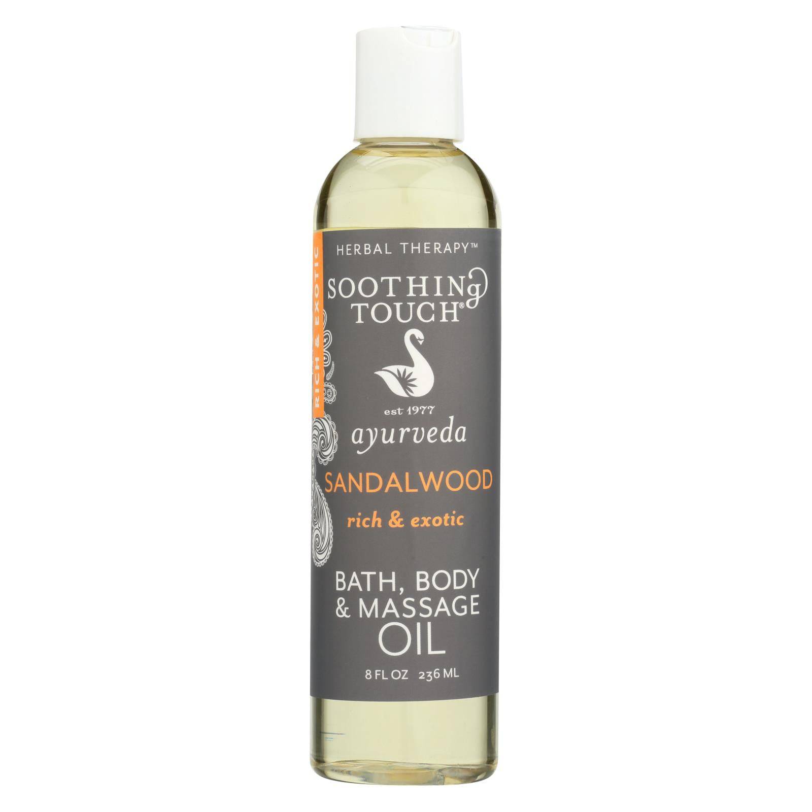 Buy Soothing Touch Bath And Body Oil - Sandalwood - 8 Oz  at OnlyNaturals.us