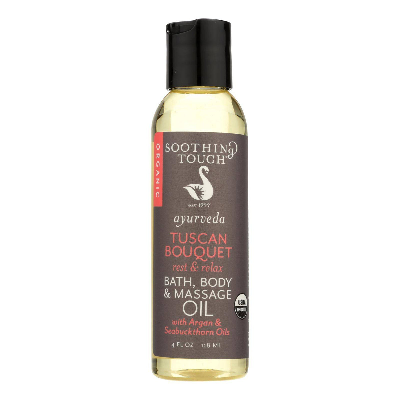 Soothing Touch Bath Body And Massage Oil - Ayurveda - Tuscan Bouqet - Rest And Relax - 4 Oz | OnlyNaturals.us