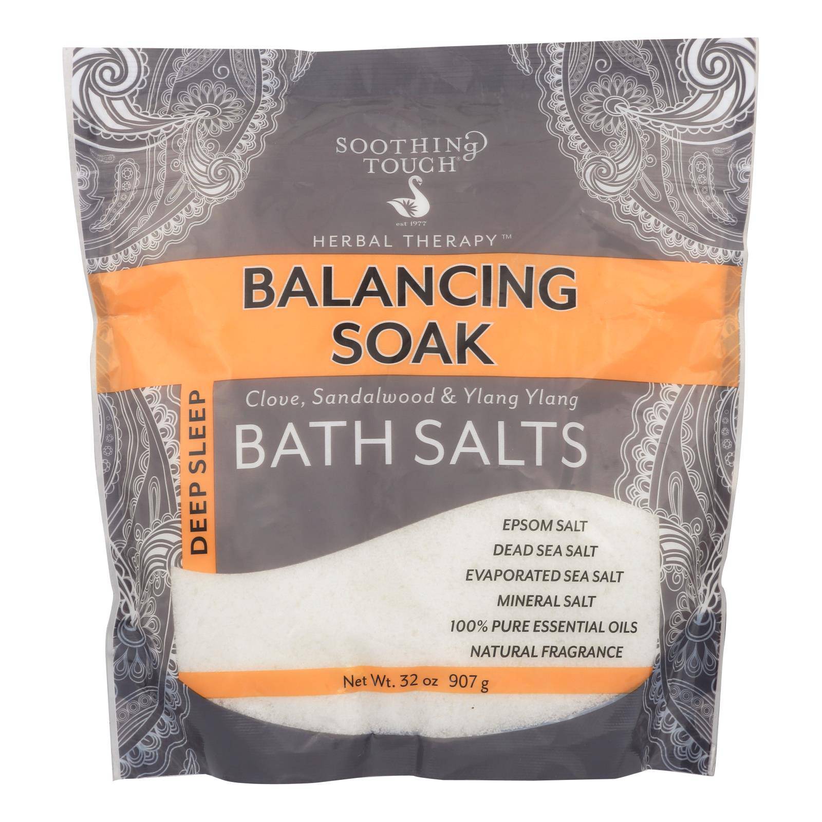 Soothing Touch Bath Salts - Balancing Soak - 32 Oz | OnlyNaturals.us