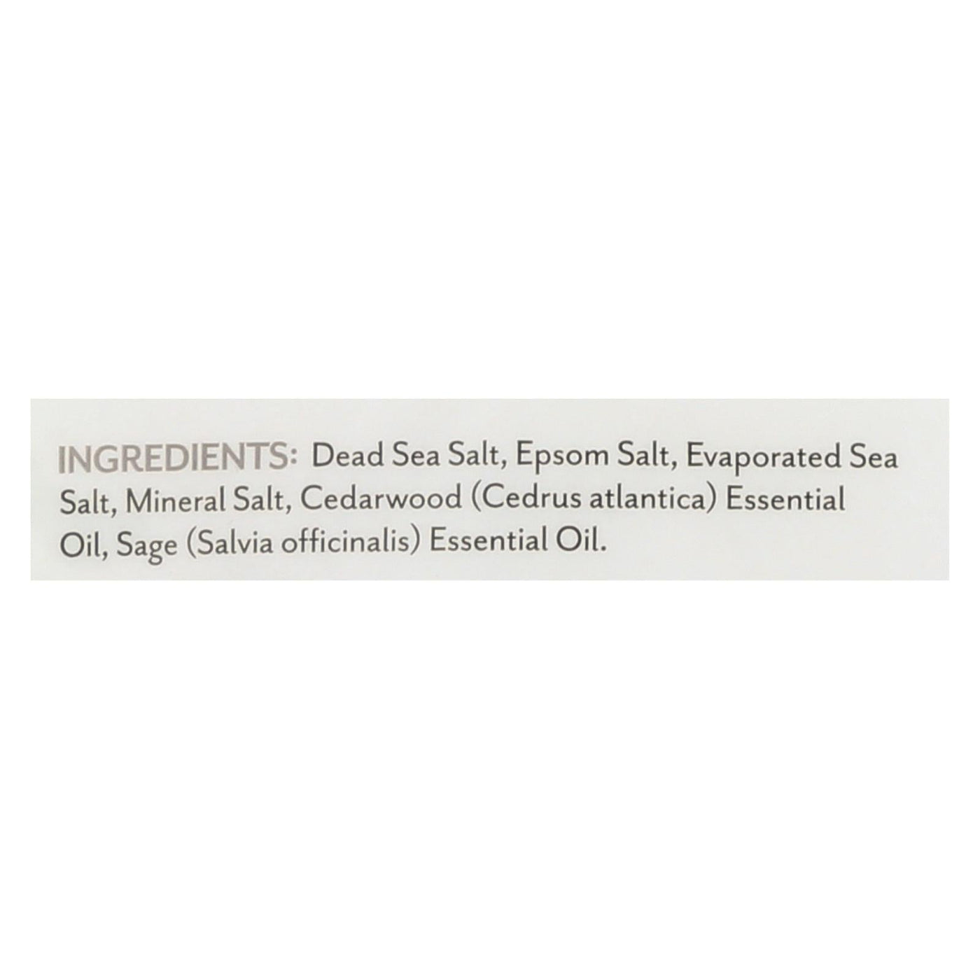 Buy Soothing Touch Bath Salts - Cedar Sage - 32 Oz  at OnlyNaturals.us
