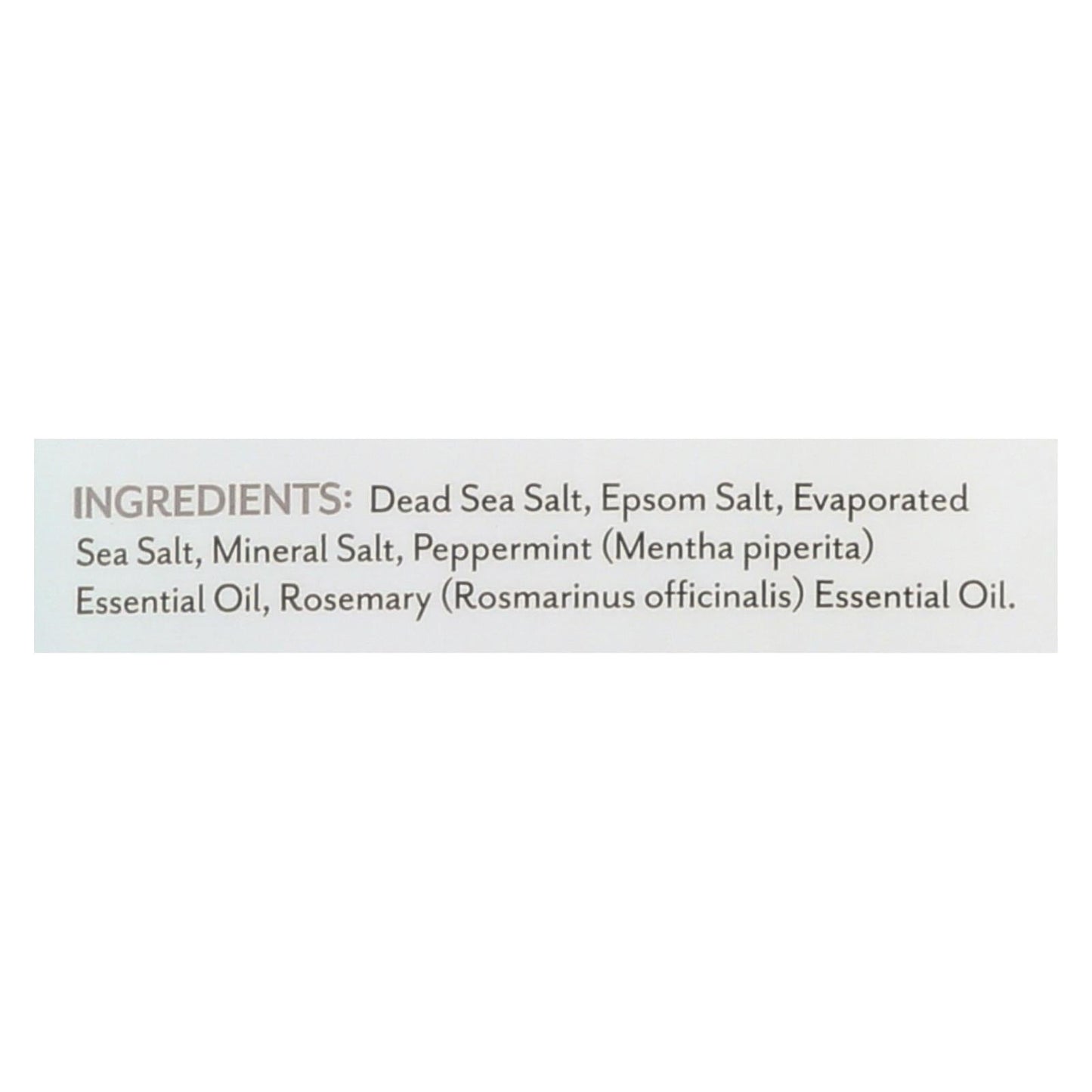 Soothing Touch Bath Salts - Peppermint Rosemary - 32 Oz | OnlyNaturals.us