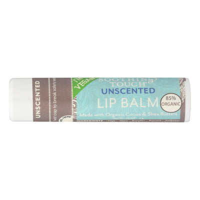 Soothing Touch Lip Balm - Vegan Unscented - Case Of 12 - .25 Oz | OnlyNaturals.us