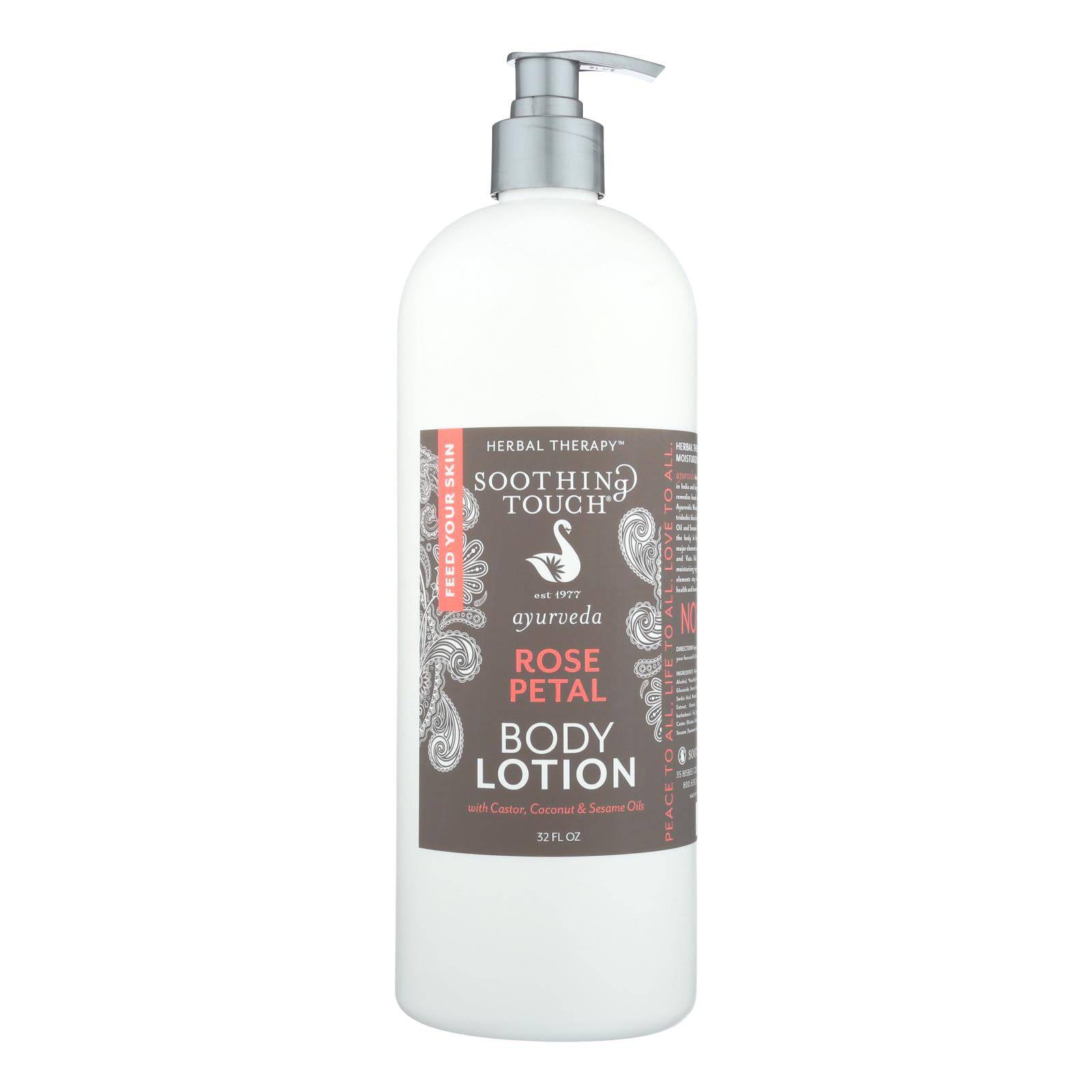 Soothing Touch - Rose Petal Body Lotion - 32 Fz | OnlyNaturals.us