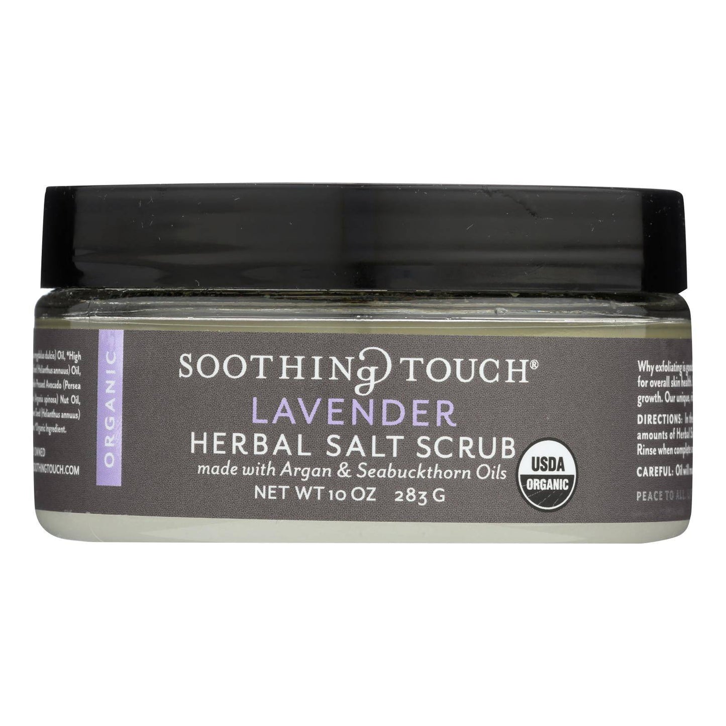 Buy Soothing Touch Scrub - Organic - Salt - Herbal - Lavender - 10 Oz  at OnlyNaturals.us