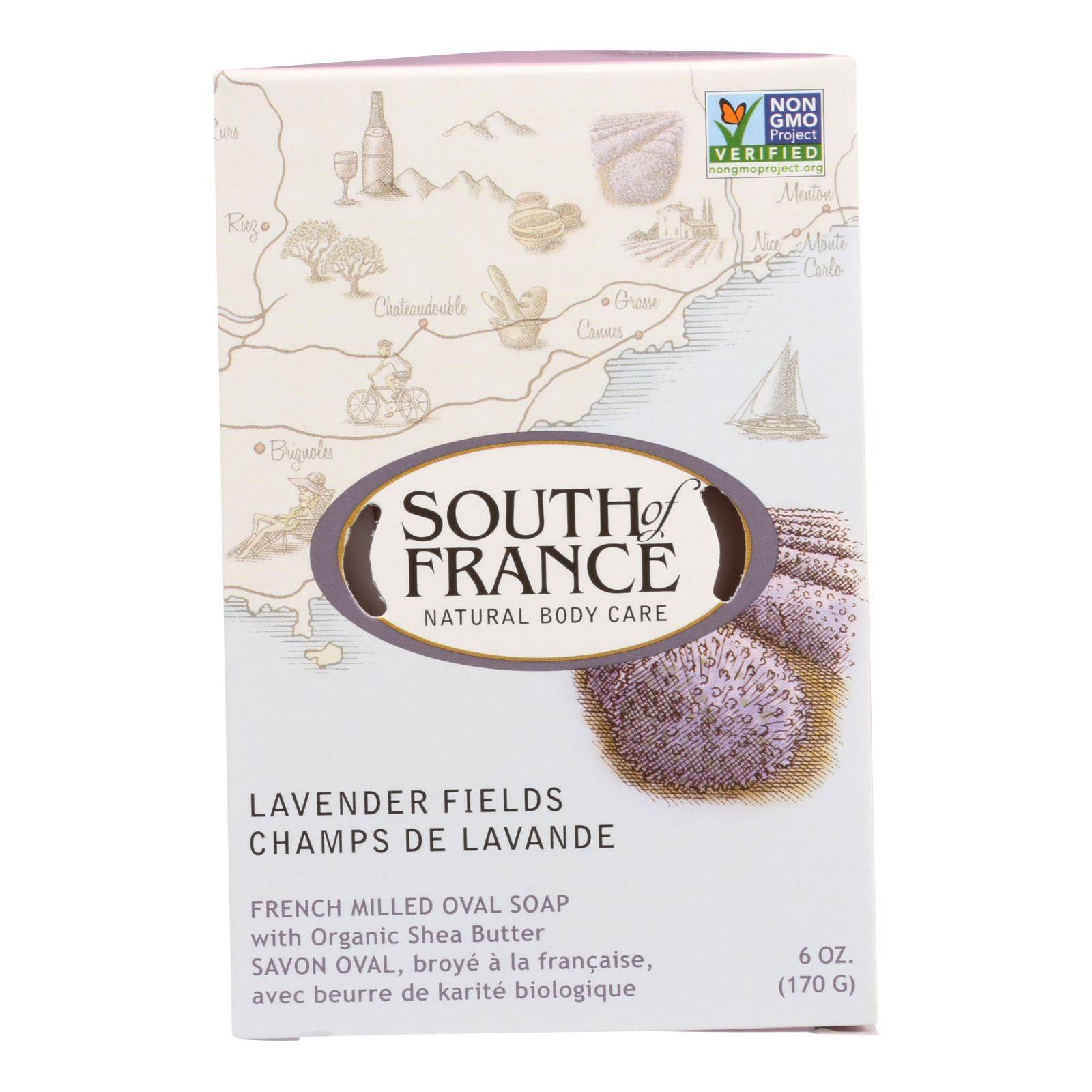 Buy South Of France Bar Soap - Lavender Fields - 6 Oz - 1 Each  at OnlyNaturals.us