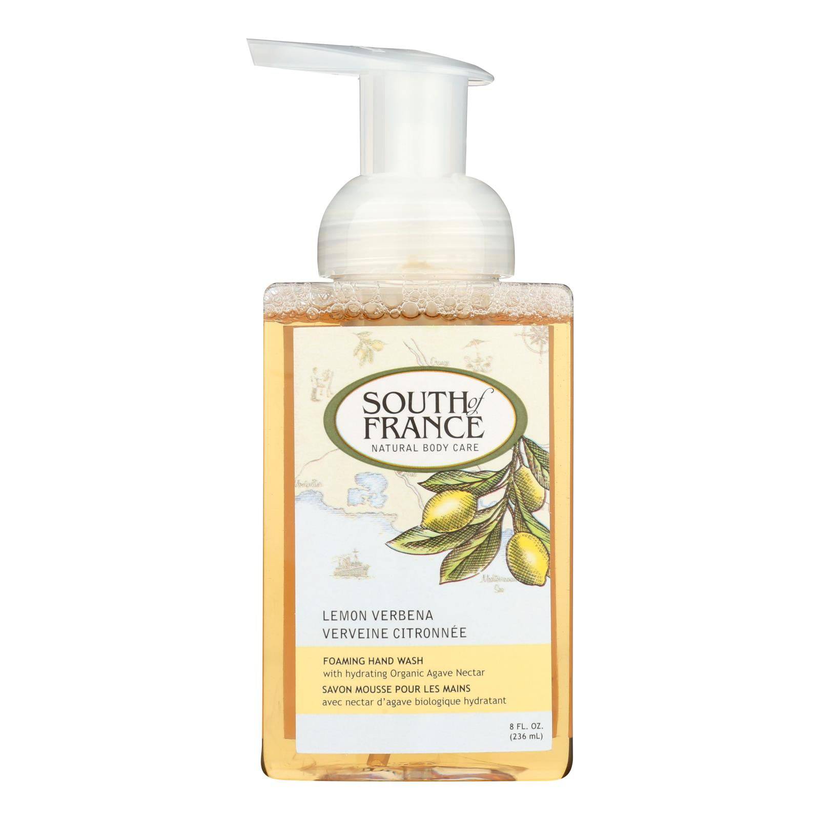 South Of France Hand Soap - Foaming - Lemon Verbena - 8 Oz - 1 Each | OnlyNaturals.us