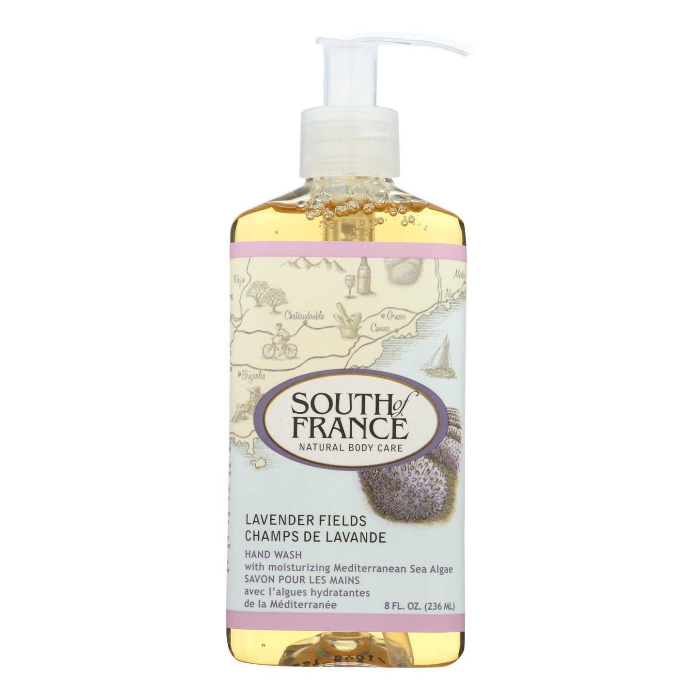 Buy South Of France Hand Wash - Lavender Fields - 8 Oz - 1 Each  at OnlyNaturals.us