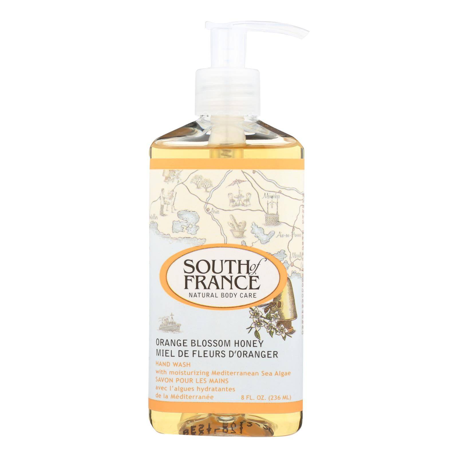 Buy South Of France Hand Wash - Orange Blossom Honey - 8 Oz - 1 Each  at OnlyNaturals.us