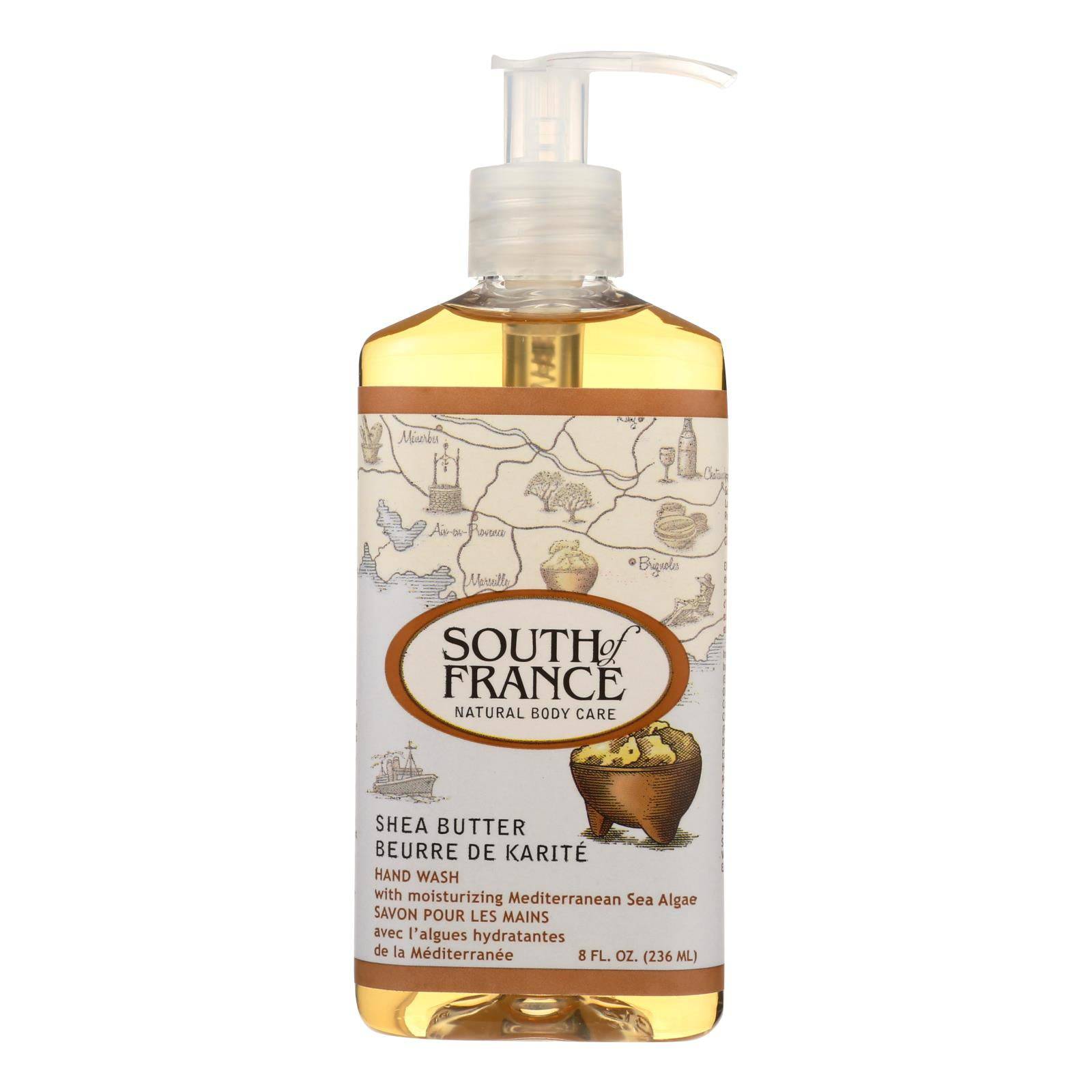 Buy South Of France Hand Wash - Shea Butter - 8 Oz  at OnlyNaturals.us