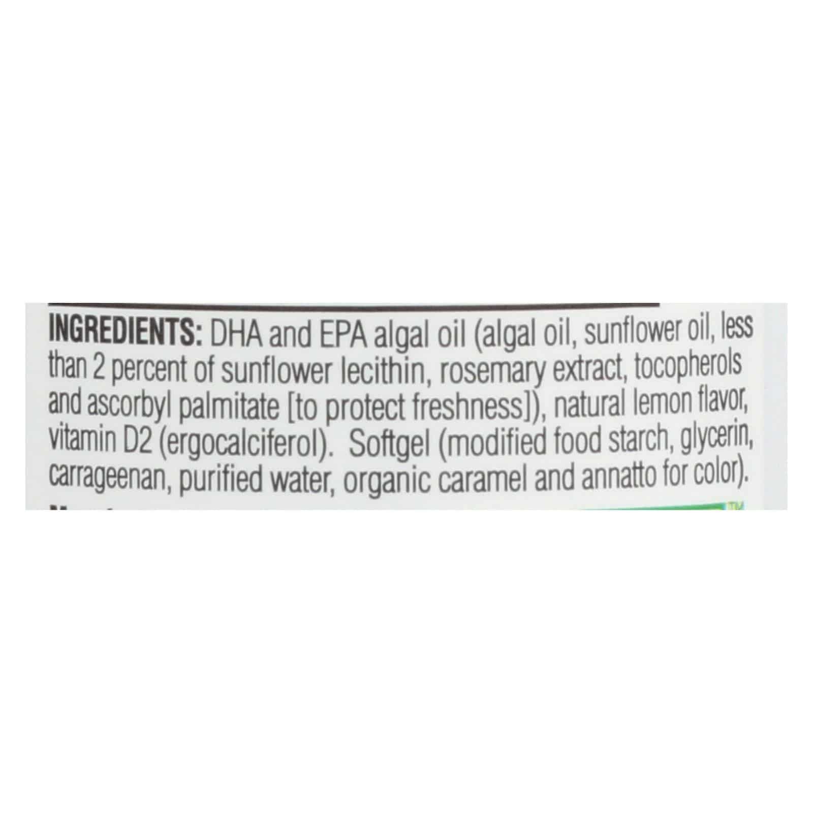 Buy Spectrum Essentials Vegan Ultra Omega - 3 Epa And Dha Capsules - 60 Soft Gels  at OnlyNaturals.us